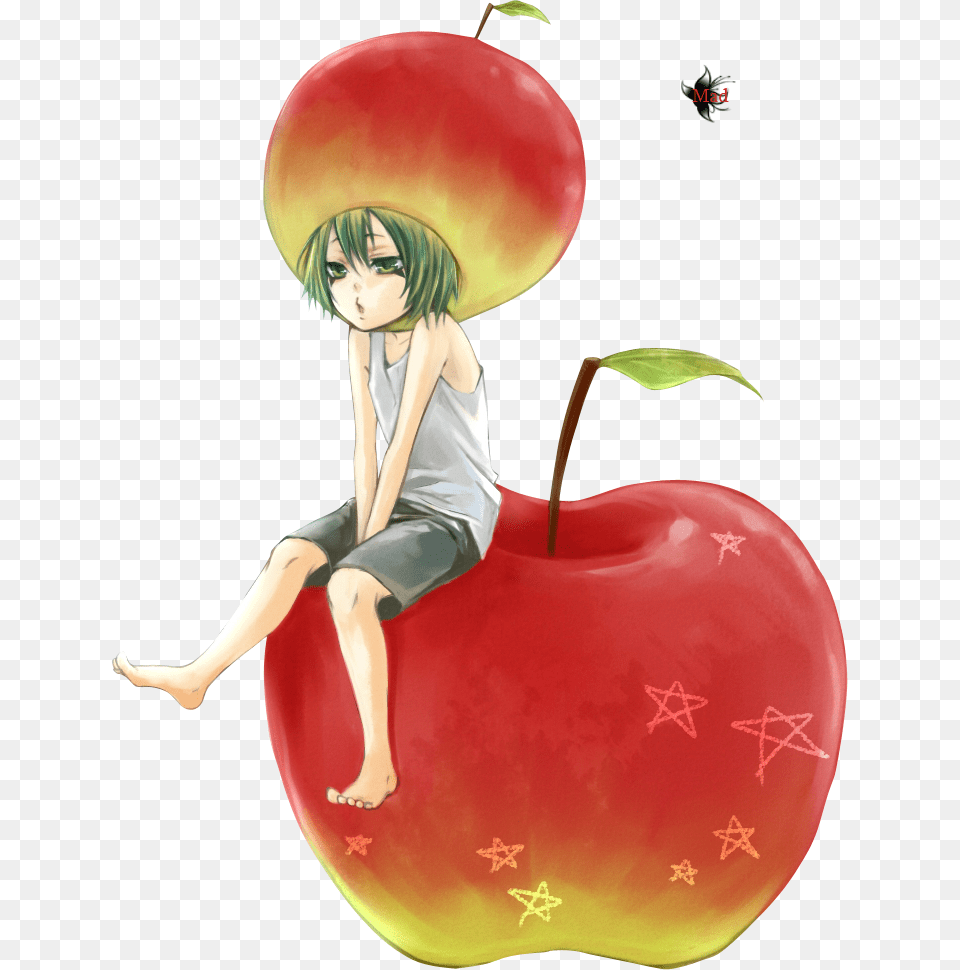 My Cute Little Apple Hitman Reborn Reborn Katekyo Fran Reborn Apple, Publication, Book, Comics, Adult Free Transparent Png