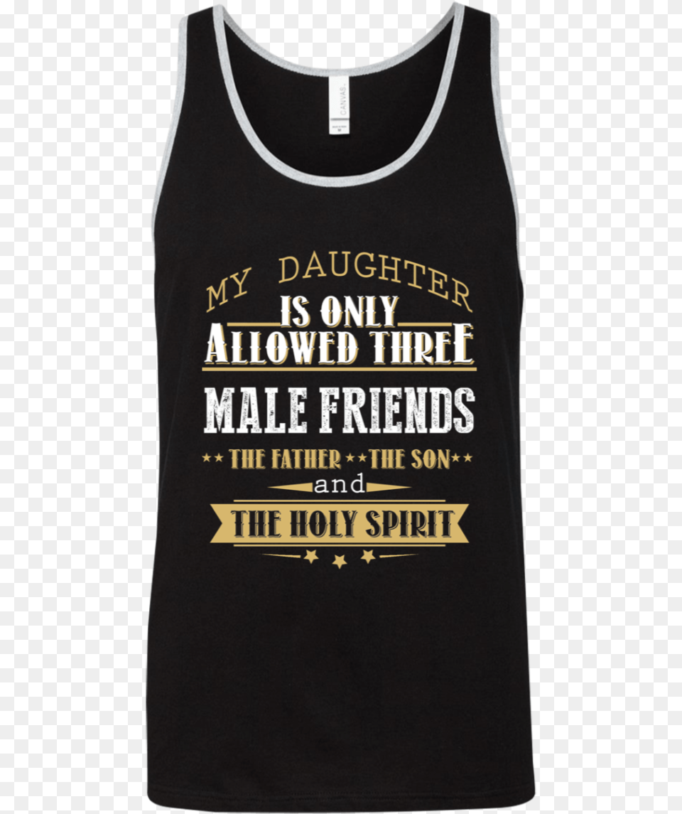 My Daughter Is Allowed Three Friends Active Tank, Book, Clothing, Publication, Tank Top Free Png