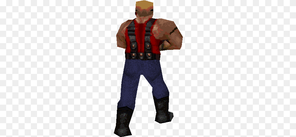 My Duke Nukem Skin Fictional Character, Clothing, Lifejacket, Vest, Adult Png Image