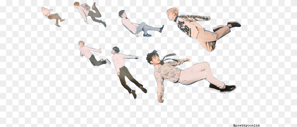 My Edit Bts Bts Bangtan Namjoon Jin Yoongi Figure Skating, Adult, Male, Man, Person Free Transparent Png