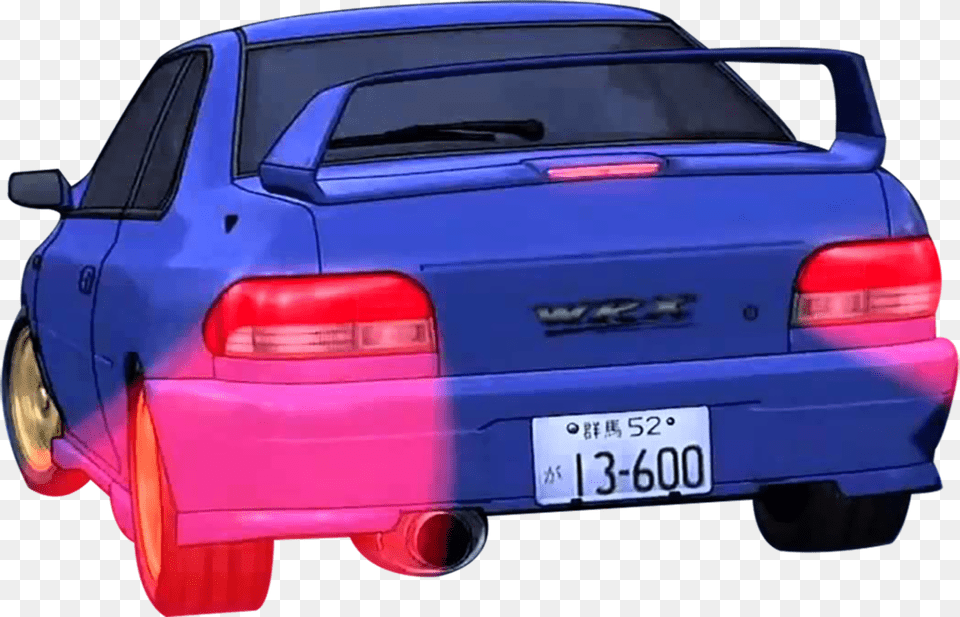 My Edit Initial D Subaru Impreza Bit Pixelated Subaru Gc8d Initial D, Bumper, License Plate, Transportation, Vehicle Free Png Download