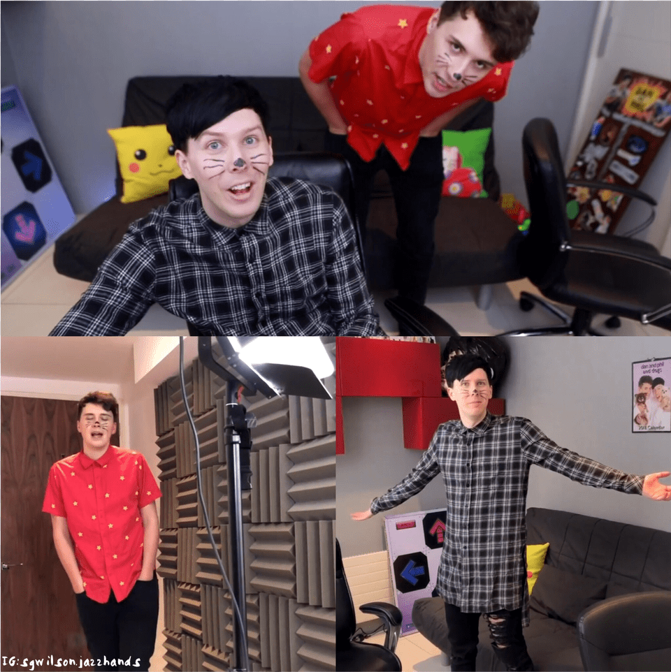 My Edit Of Dan Amp Phil Wore Each Other39s Clothes In Dan Howell, Person, People, Adult, Man Free Png