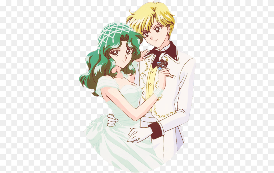 My Edits Sailor Moon Transparent Love Wins Michiru Haruka Tenoh Michiru Kaioh, Book, Comics, Publication, Adult Png Image