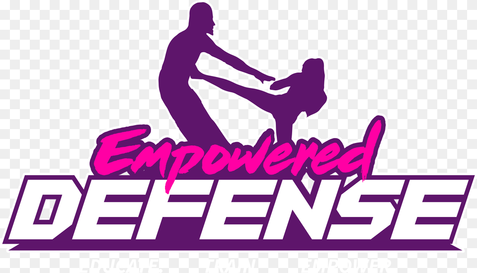 My Empowered Self Defense Silhouette, Purple, Advertisement, Poster, Person Free Png