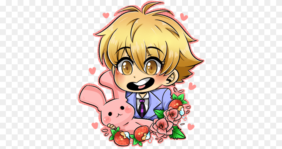 My Etsy With 1 Stickers And With Every Purchase You Ouran Host Club Fan Art, Book, Comics, Publication, Baby Png Image