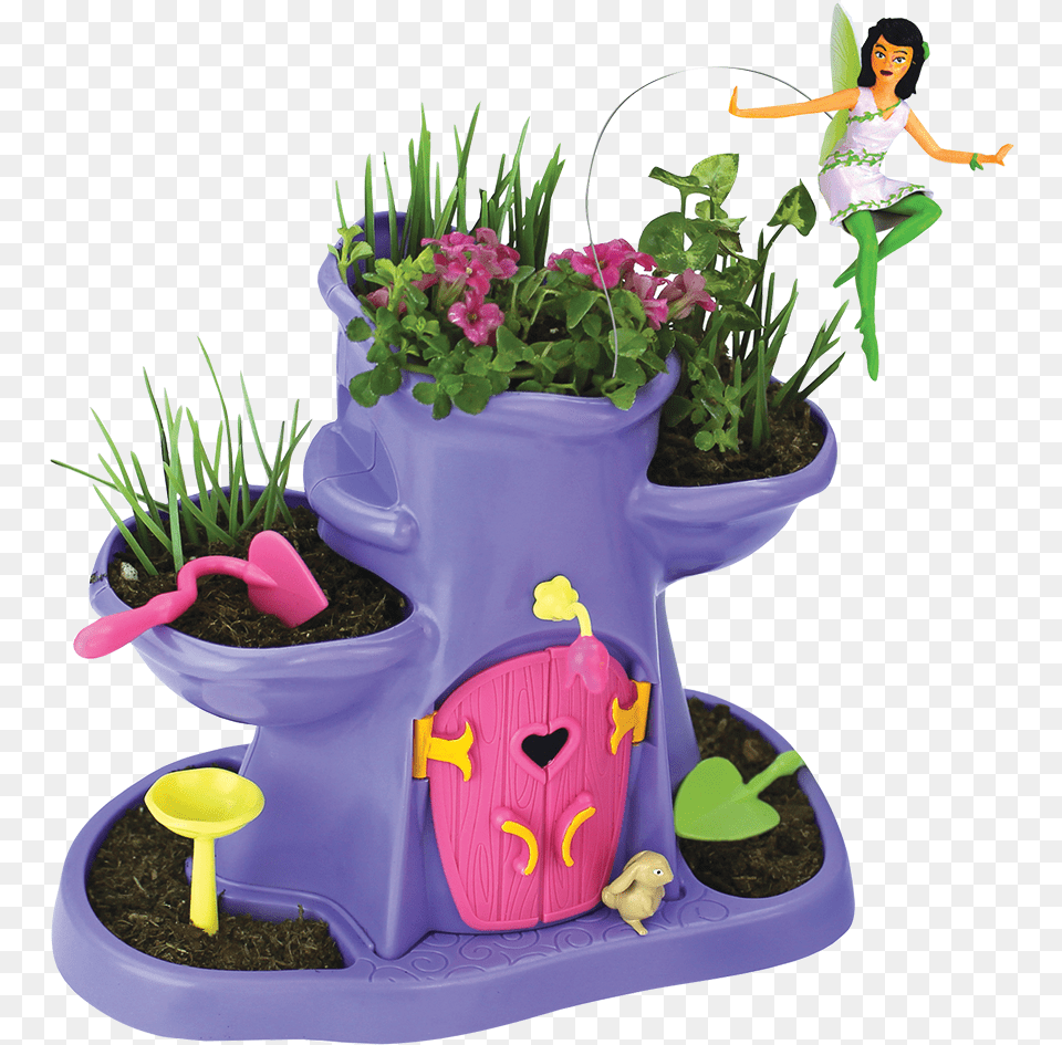 My Fairy Garden Tree Hollow, Vase, Pottery, Potted Plant, Planter Png Image