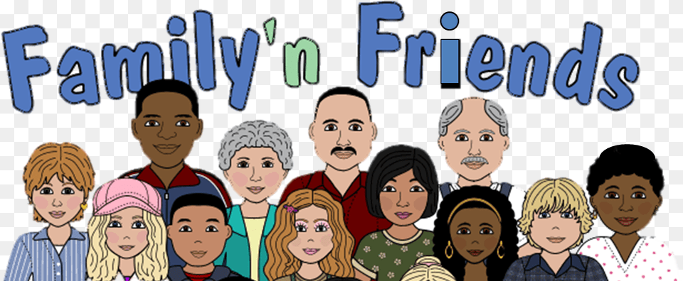 My Family And Friends, Book, Comics, Publication, Baby Png