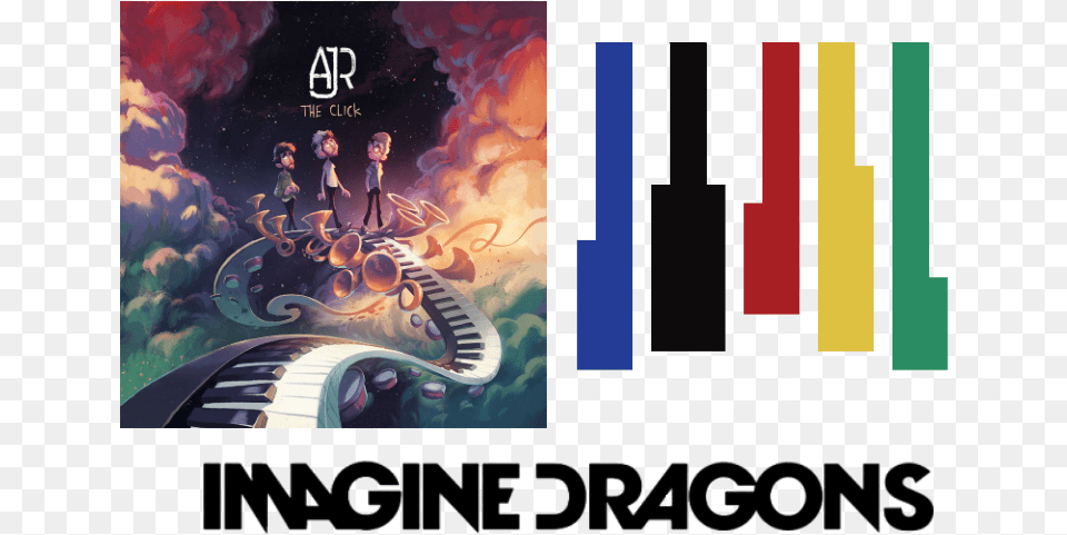 My Favorite Bands Now Are Imagine Dragons Ajr And Click, Book, Publication, Art, Graphics Png Image