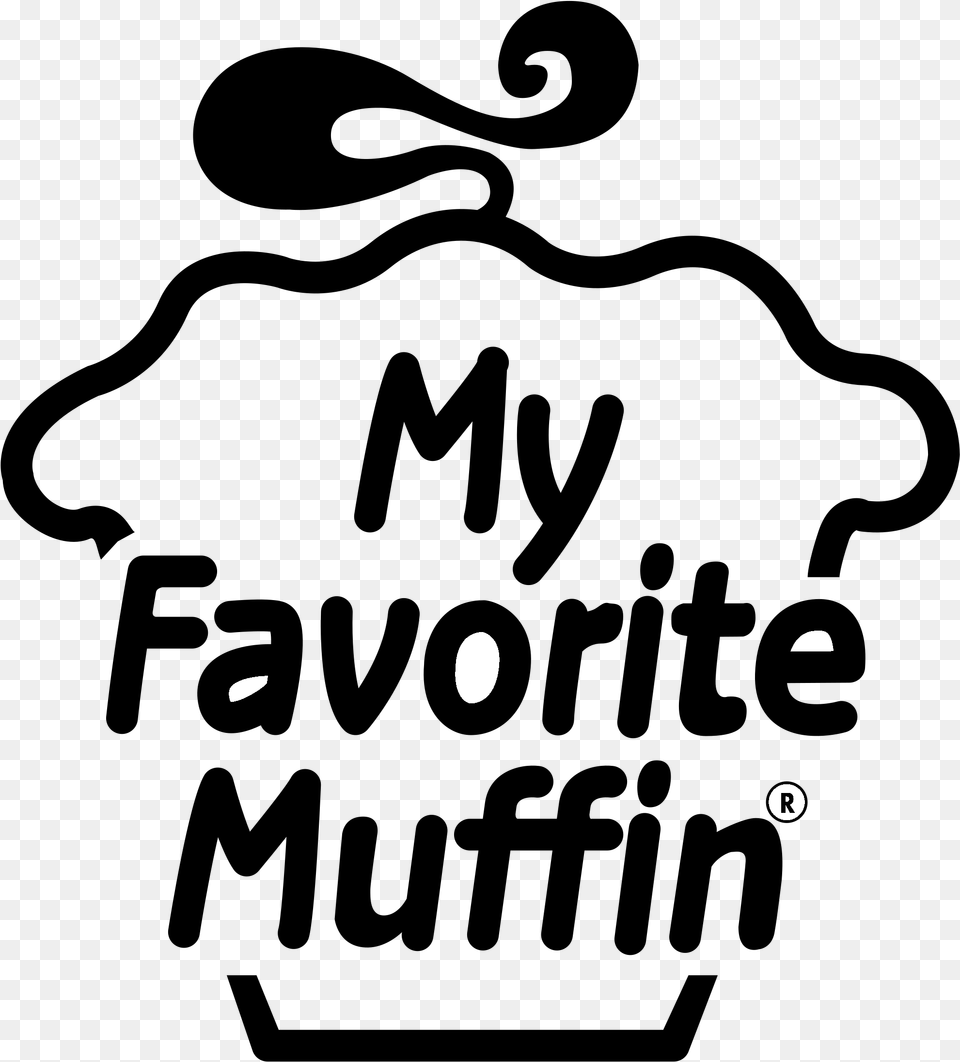 My Favorite Muffin Logo Black And White My Favorite Muffin, Lighting, Astronomy, Moon, Nature Free Png Download