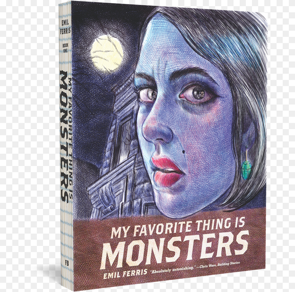 My Favorite Thing Is Monsters, Book, Publication, Adult, Face Free Png Download