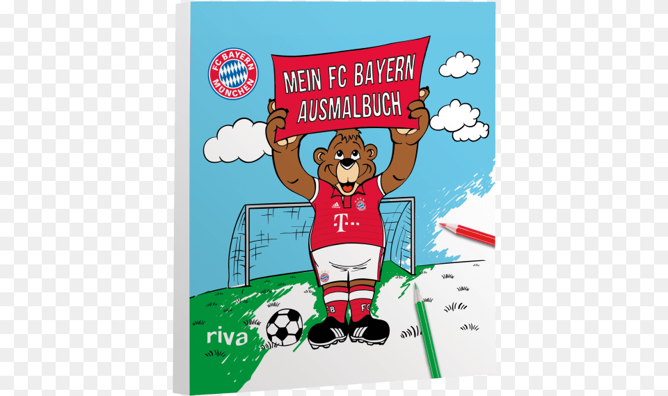 My Fc Bayern Color Book, Comics, Publication, Advertisement, Baby Free Transparent Png