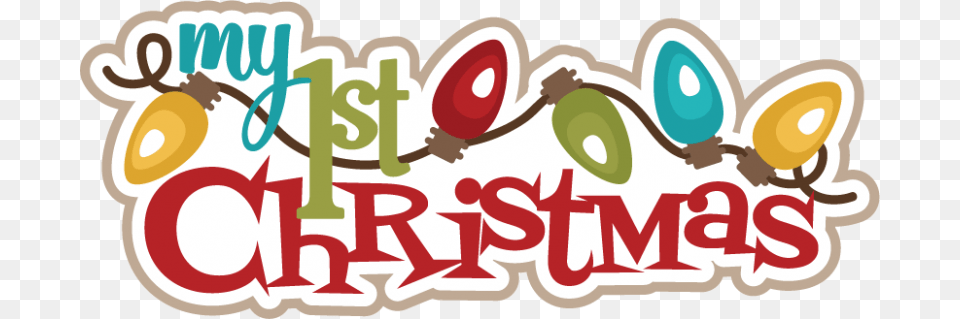My First Christmas Cutting Christmas Scrapbook Title, Text, Dynamite, Weapon Free Transparent Png