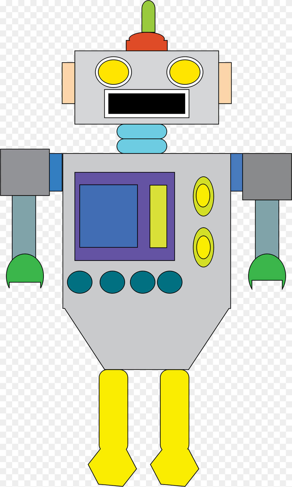 My First Robot Mr Rays Clip Arts Free Transparent Png