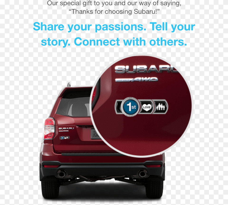 My First Subaru Badge, Car, Transportation, Vehicle, Machine Png Image