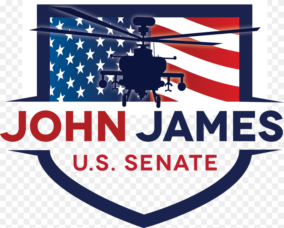 My First Television Ad Is Being Censored By Liberal John James For Senate, Aircraft, Helicopter, Transportation, Vehicle Free Png