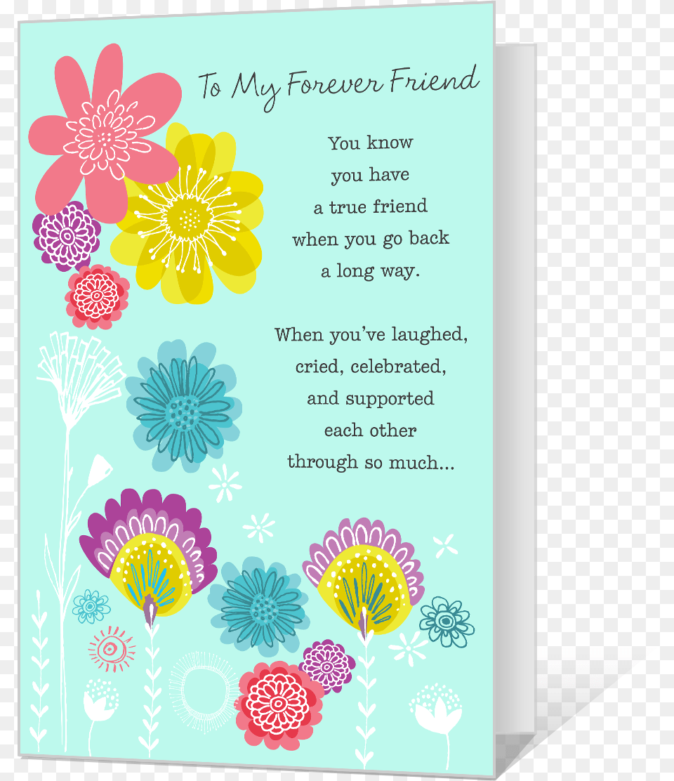 My Forever Friend Printable Blue Mountain Friend Card, Advertisement, Envelope, Greeting Card, Mail Free Transparent Png
