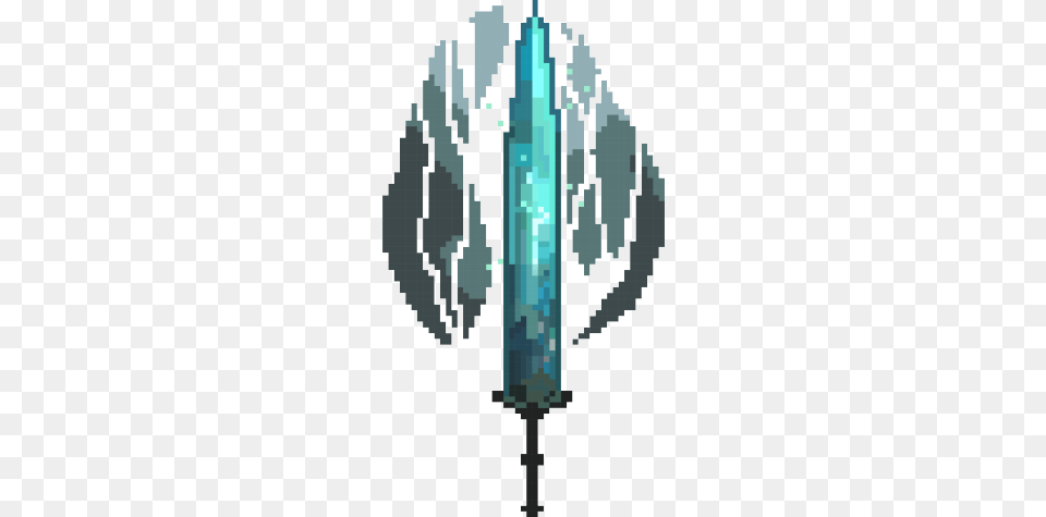 My Friend Darby61 Made This Awesome Moonlight Greatsword Moonlight Sword Pixel Art, Cross, Symbol, Weapon, Lamp Free Transparent Png