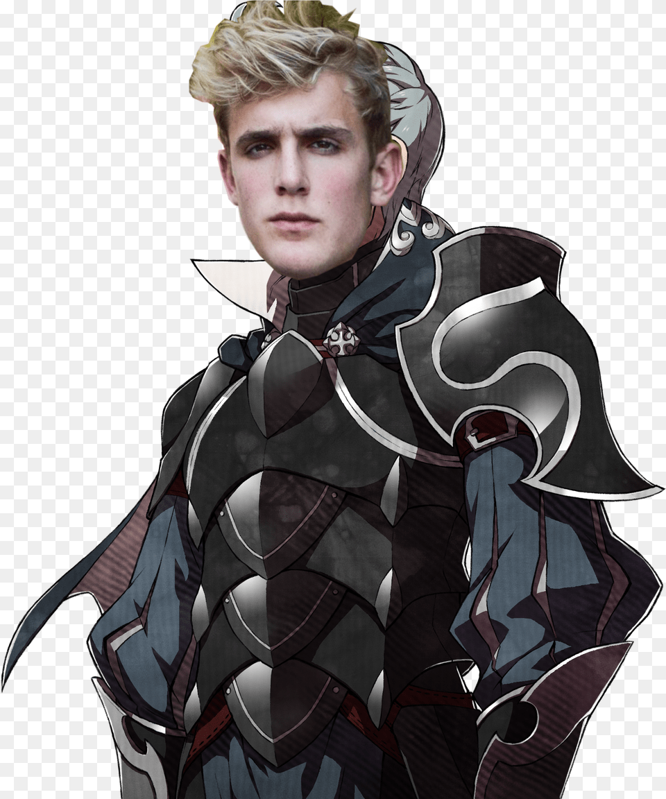 My Friend Said Silas Looks Like Jake Paul Shitpostemblem Fire Emblem Silas, Clothing, Costume, Person, Adult Png Image