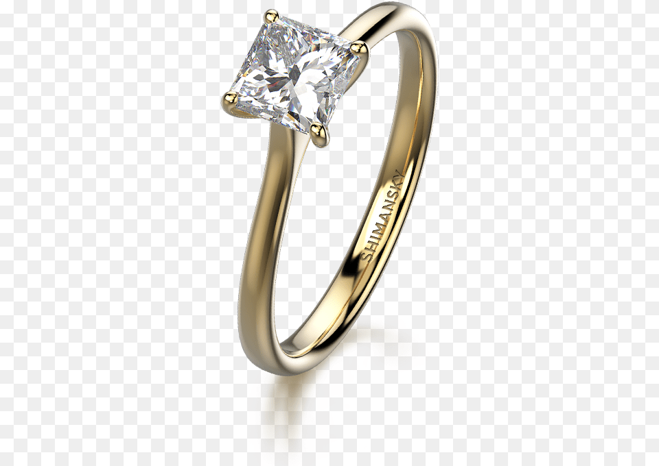 My Girl Solitaire Ring 18k Yellow Gold Pre Engagement Ring, Accessories, Diamond, Gemstone, Jewelry Free Transparent Png
