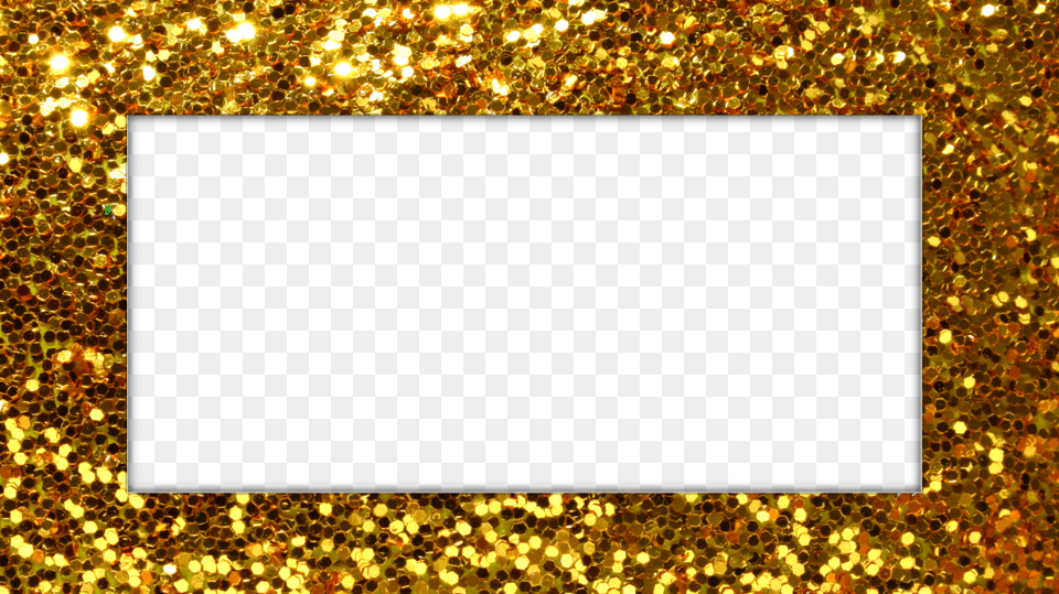 My Gold Glitter Frame Ministry Of Sound Funky House Classics, Blackboard Free Png Download