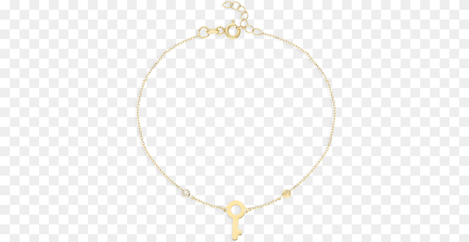My Golden Key Bracelet Triccolor Gold Bracelet, Accessories, Jewelry, Necklace Free Png Download