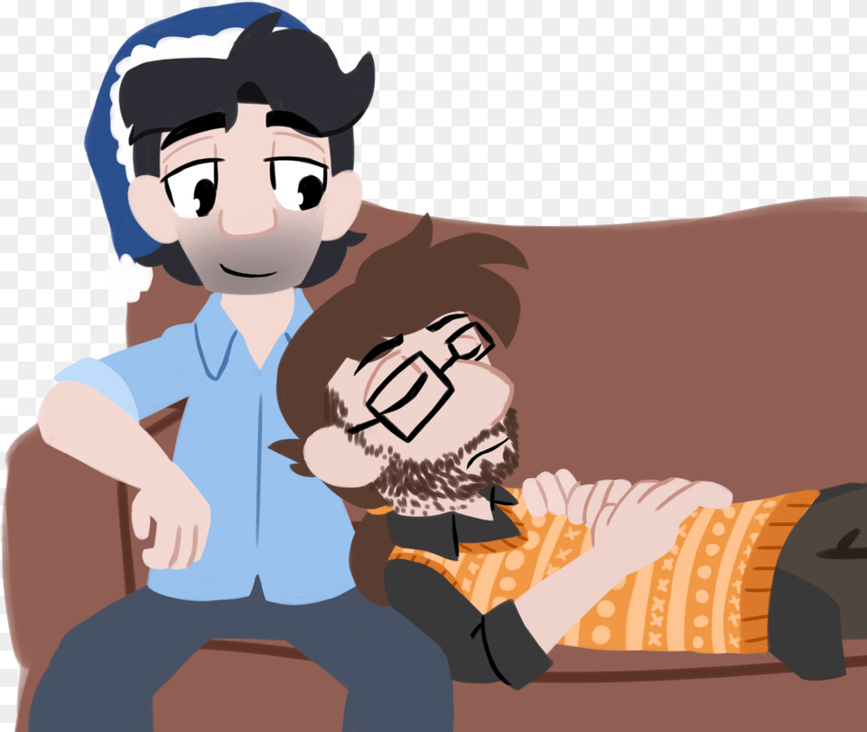My Half Life Secret Santa Gift For Hevboundwho Wanted Cartoon, Couch, Furniture, Baby, Person Free Transparent Png