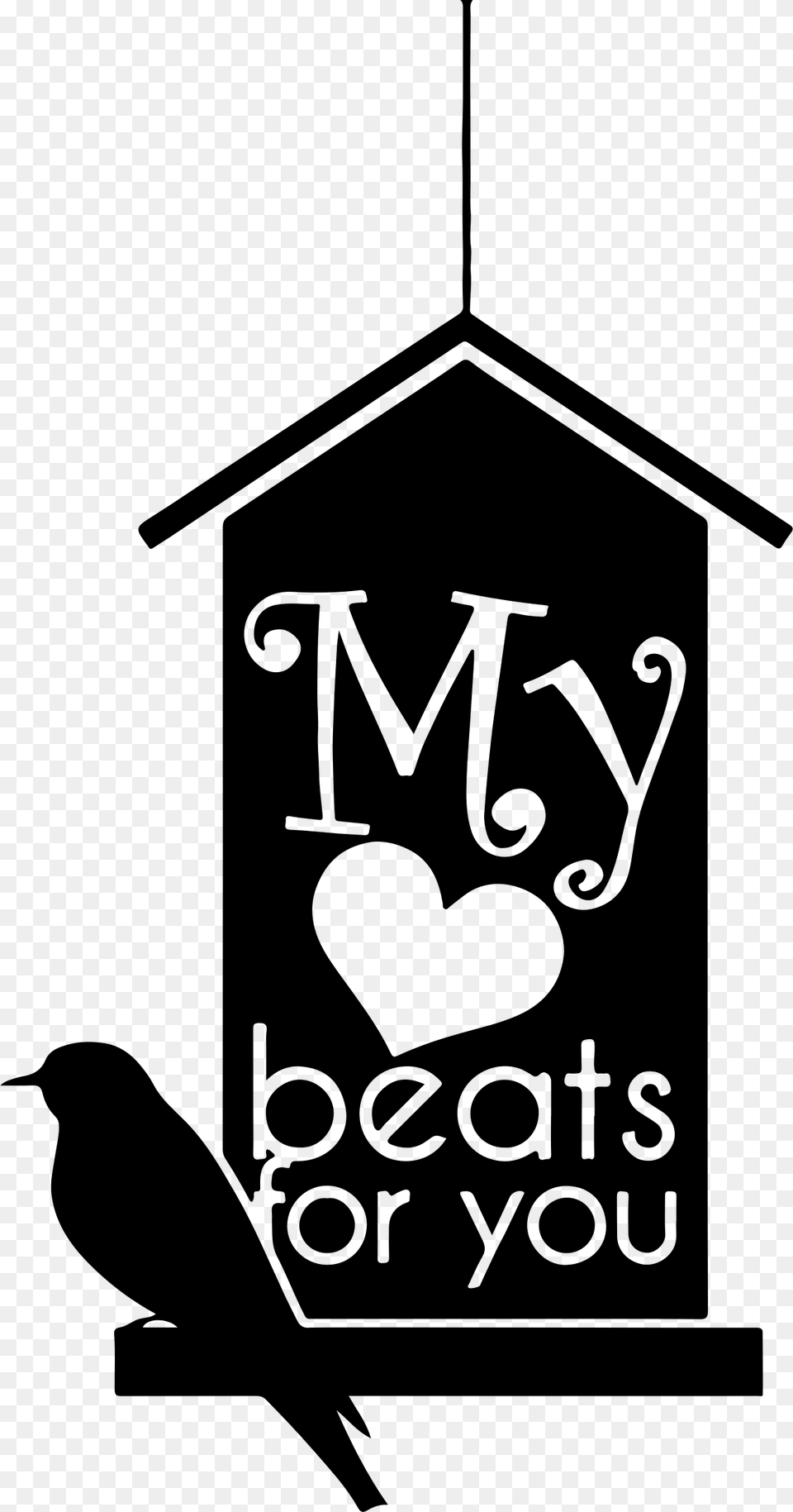 My Heart Beats For You Icons, Gray Free Transparent Png