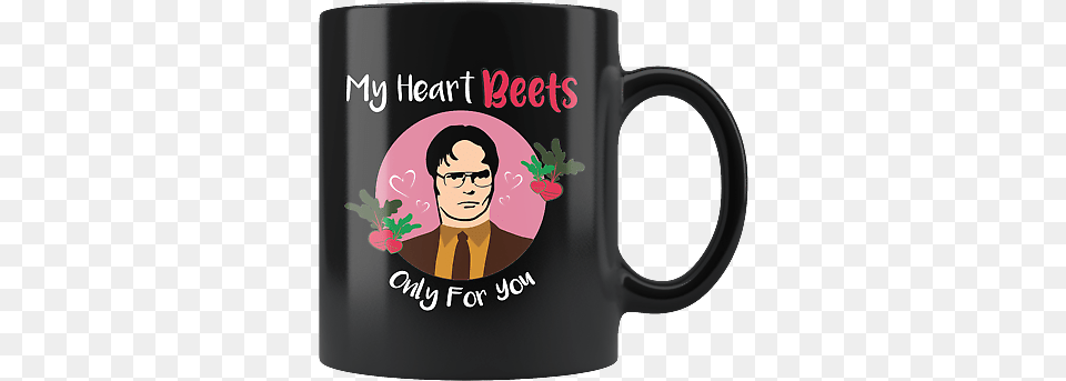 My Heart Beets Only For You Mug Gift Dwight Schrute The Office Shrute Ebay Unicorn Saying Cup, Baby, Person, Beverage, Coffee Free Transparent Png