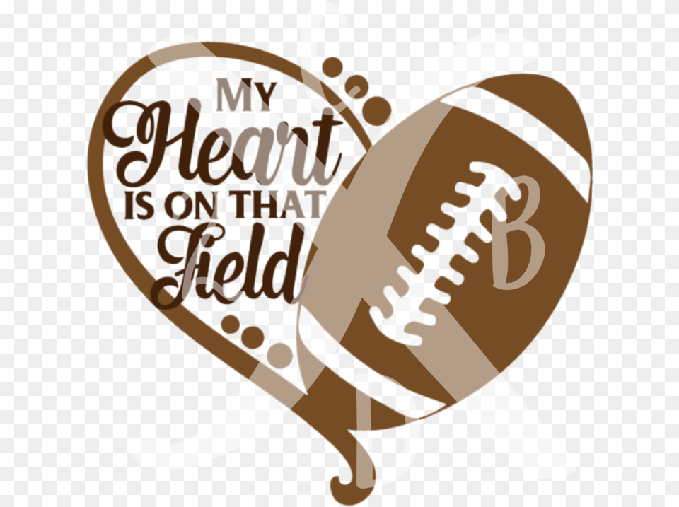 My Heart Is On The Field My Heart Is On That Field Svg Football, Sword, Weapon, Festival, Hanukkah Menorah Free Transparent Png