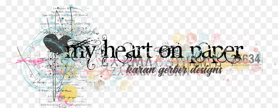 My Heart On Paper Calligraphy, Art, Graphics Png