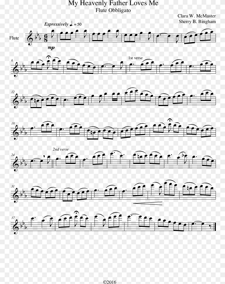 My Heavenly Father Loves Me Flute Obbligato Arrangment Count On Me Violin Notes, Gray Free Transparent Png