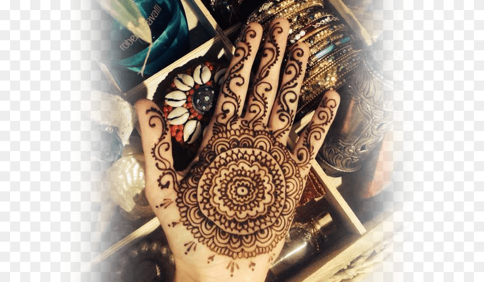 My Henna Studio Is Located In Beautiful Sawtell And Motif, Person, Skin, Tattoo, Body Part Free Png Download