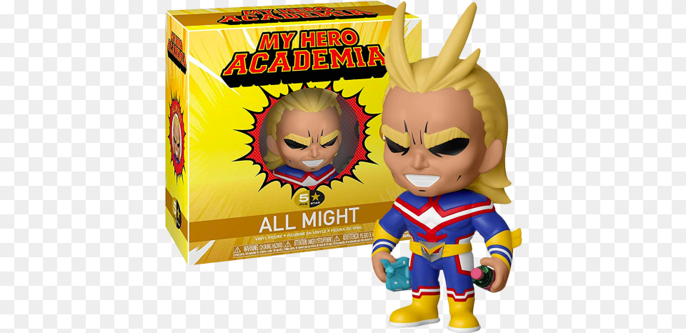 My Hero Academia 5 Star All Might Funko 5 Star My Hero Academia All Might, Baby, Person, Face, Head Png