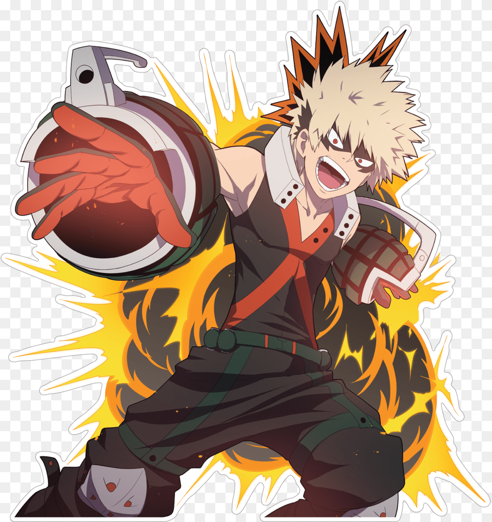 My Hero Academia Bakugou Katsuki, Book, Comics, Publication, Anime Free Png Download