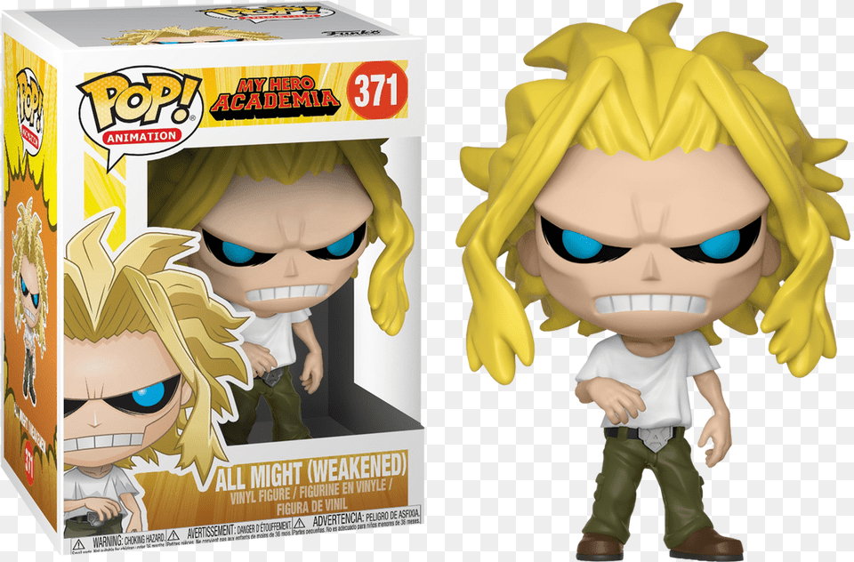 My Hero Academia Funko Pop All Might Weakened, Book, Comics, Publication, Baby Free Transparent Png