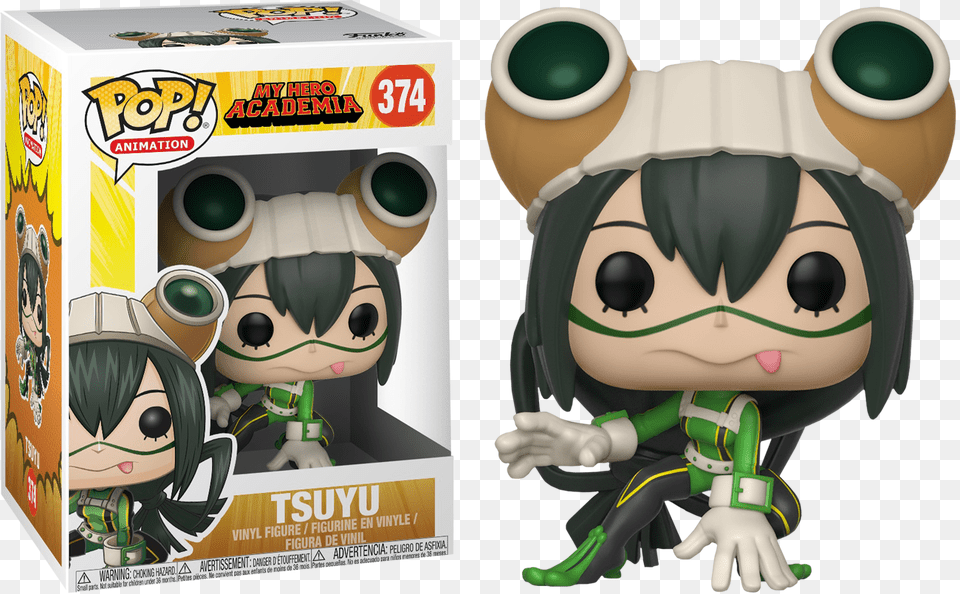 My Hero Academia Funko Pop Tsuyu, Book, Comics, Publication, Face Free Transparent Png