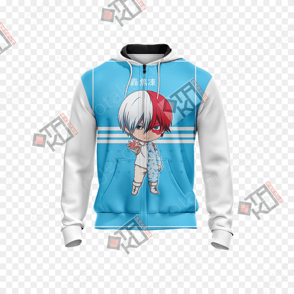 My Hero Academia Hoodie, Knitwear, Clothing, Sweatshirt, Sweater Png Image