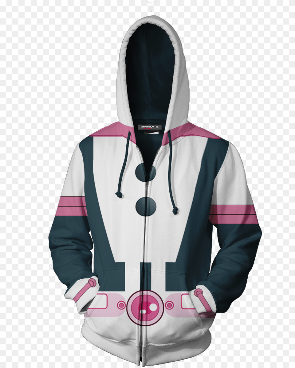 My Hero Academia Hoodie Uraraka, Clothing, Coat, Hood, Jacket Free Png Download