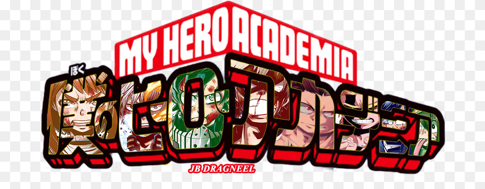 My Hero Academia Logo My Hero Academia Logo, Book, Comics, Publication, Person Png Image