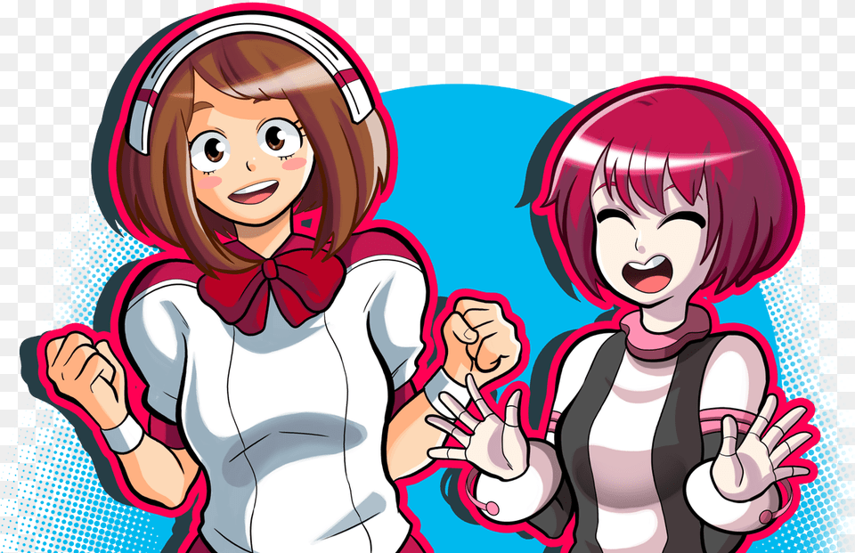 My Hero Academia Ochako Cute, Book, Comics, Publication, Baby Free Png