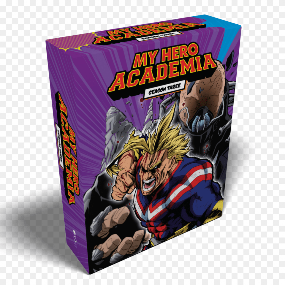 My Hero Academia Season 3 Part 1 Dvd, Book, Comics, Publication, Adult Free Png Download