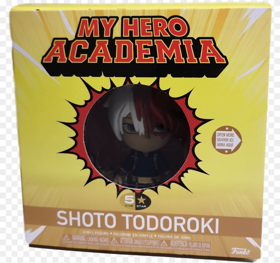 My Hero Academia Shoto Todoroki 3 5 Star Figurine Flying Bullet, Baby, Person, Face, Head Png