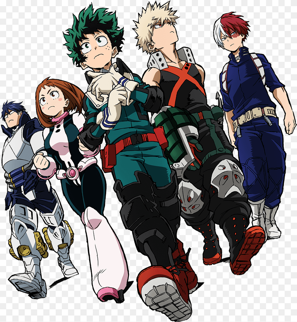 My Hero Academia The Movie The Two Heroes Students My Hero Academia Two Heroes, Publication, Book, Comics, Person Free Png Download