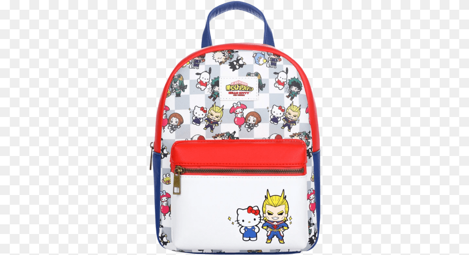 My Hero Academia X Sanrio Color Block Mini Backpack Fictional Character, Accessories, Handbag, Bag, First Aid Free Png