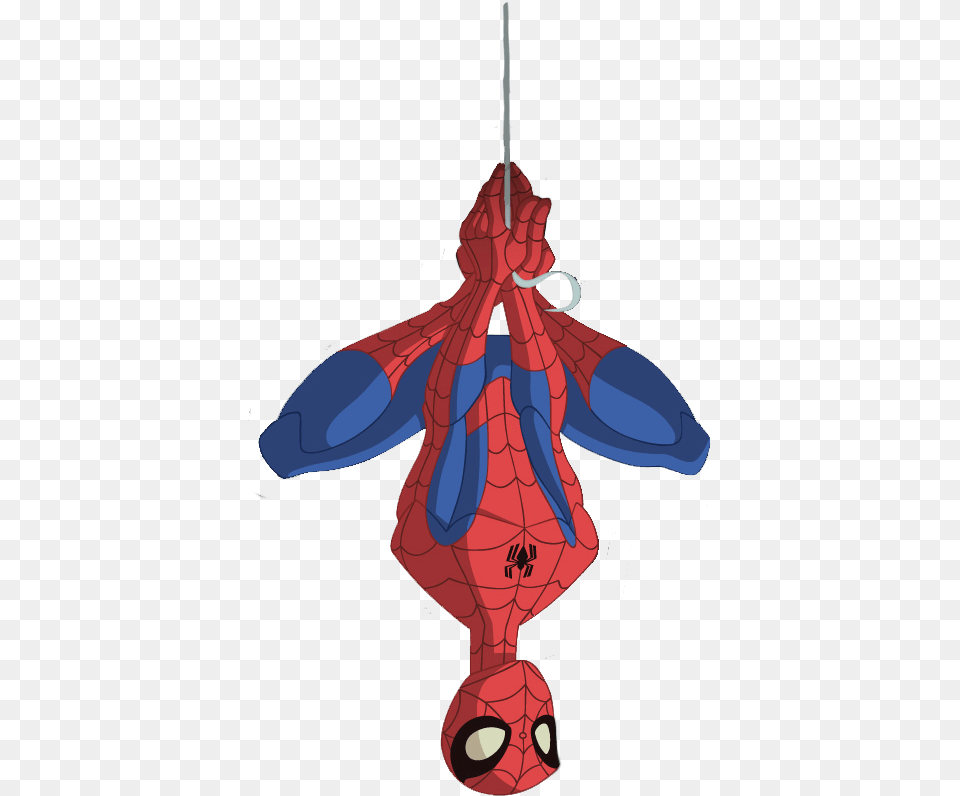 My Heroe Comic Cartoon Spiderman Images Hanging Png