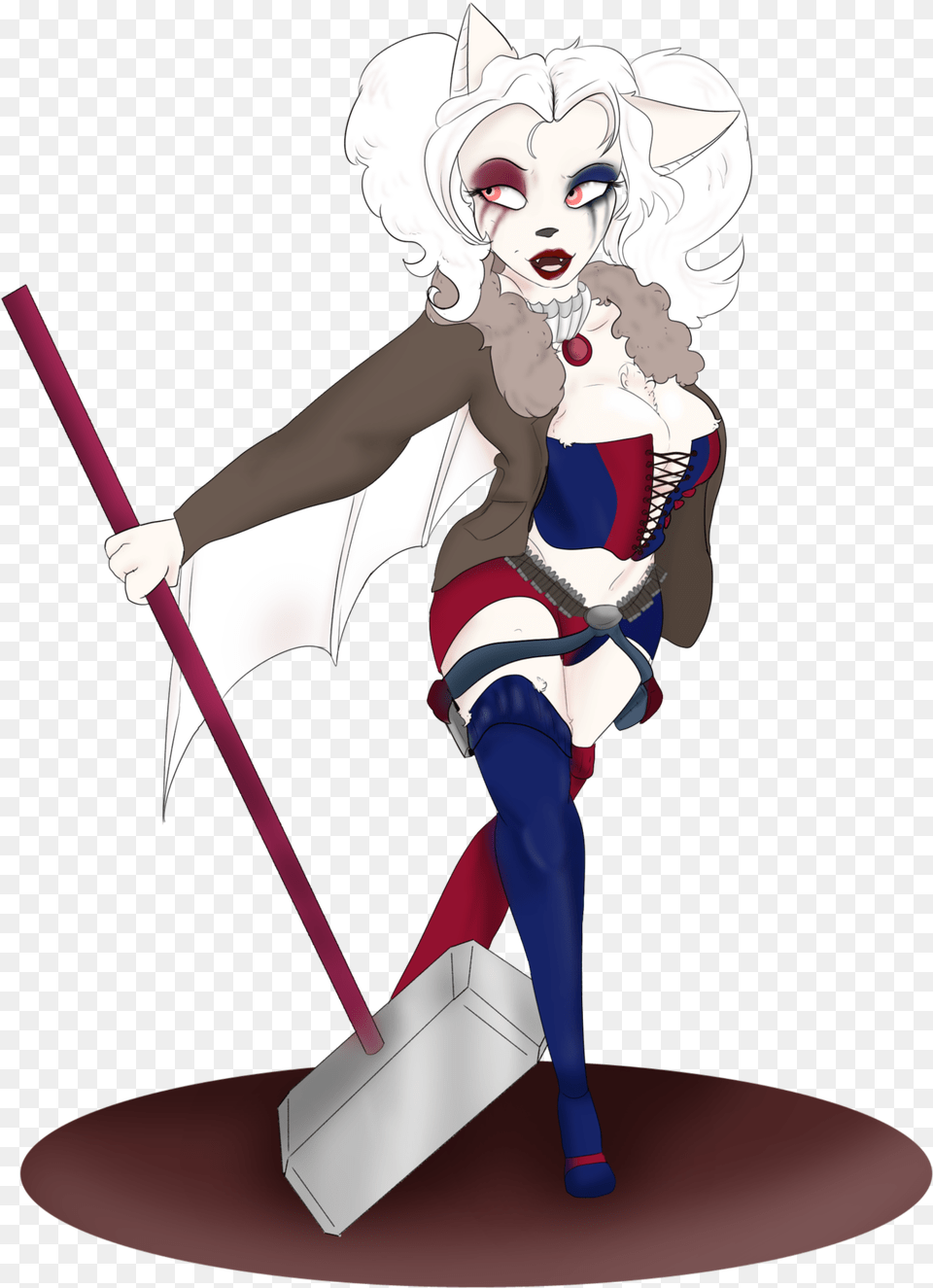 My Hhoc Dressed As Harley Quinn In The New 52 Outfit Illustration, Book, Publication, Comics, Adult Free Png Download