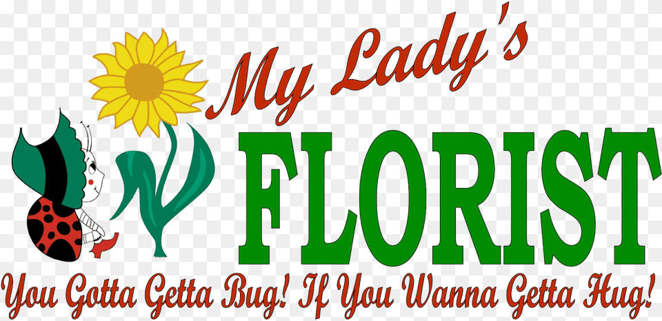 My Lady S Florist Illustration, Flower, Plant, Sunflower, Baby Free Png