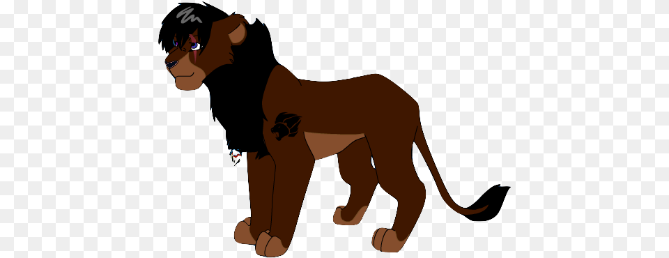 My Lion Character Masai Lion, Person, Animal, Mammal, Wildlife Png Image