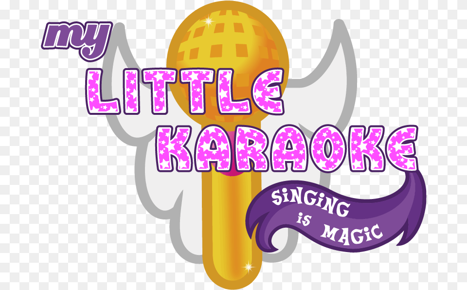 My Little Karaoke Logo My Little Karaoke, Dynamite, Weapon, Maraca, Musical Instrument Free Transparent Png