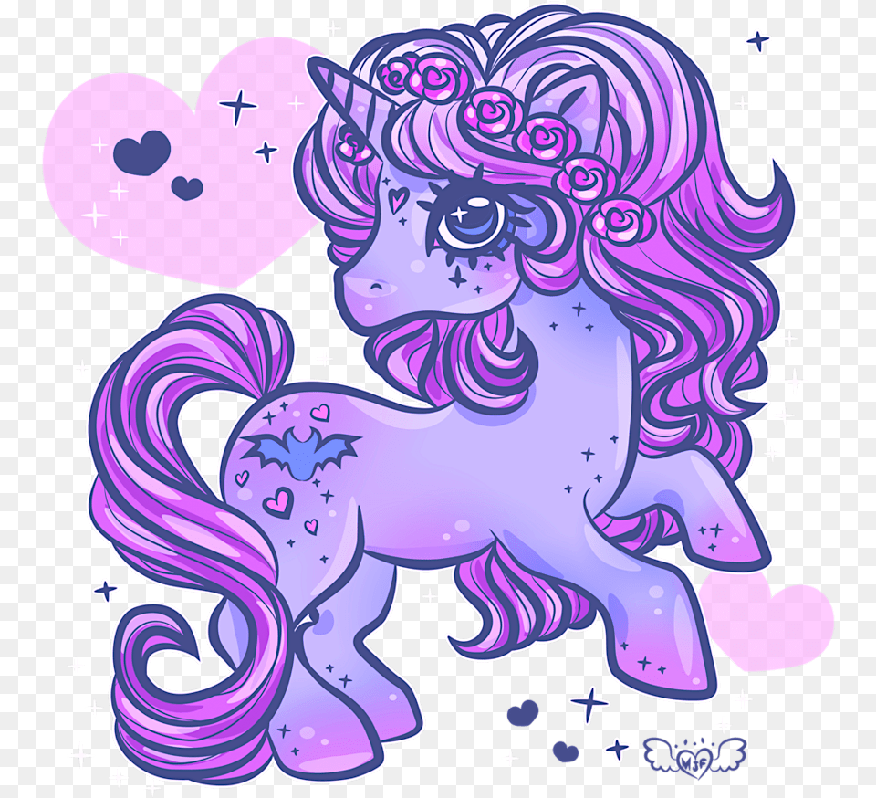 My Little Pastel Goth Pony Pastel Goth Pastel Unicorn, Art, Graphics, Purple, Baby Png Image